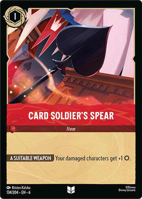 Card Soldier's Spear (134/204) [Azurite Sea] | I Want That Stuff Brandon