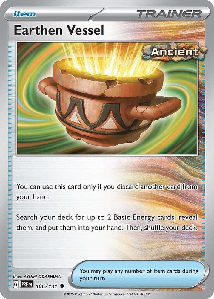 Earthen Vessel (106/131) [Scarlet & Violet: Prismatic Evolutions] | I Want That Stuff Brandon