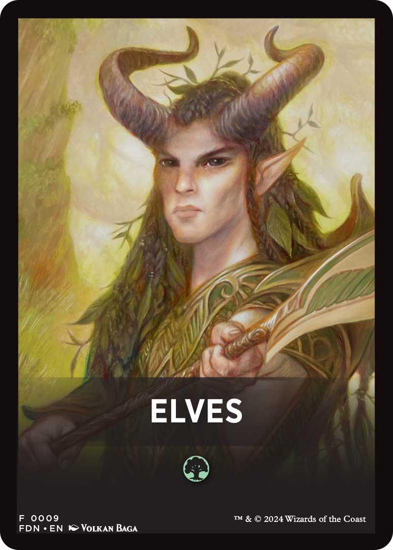 Elves Theme Card [Foundations Tokens] | I Want That Stuff Brandon