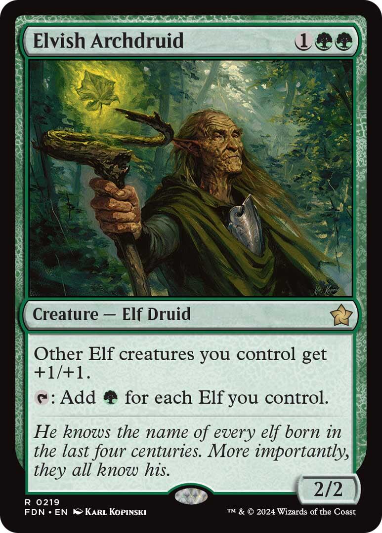 Elvish Archdruid [Foundations] | I Want That Stuff Brandon