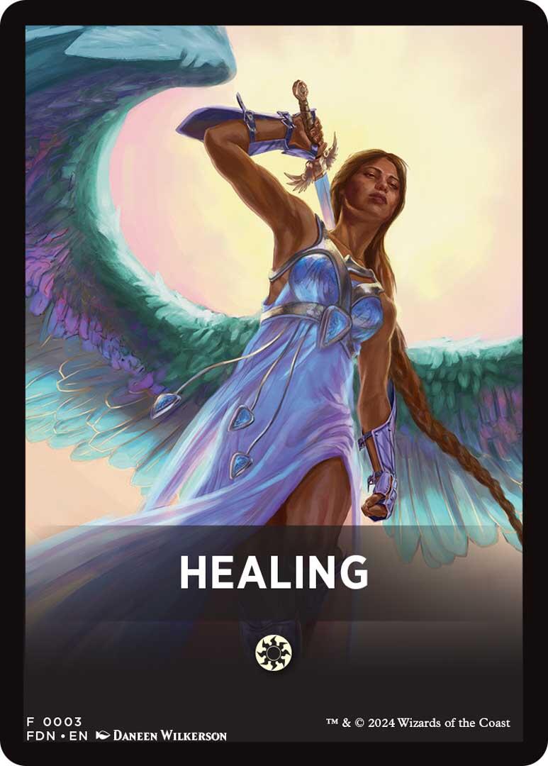 Healing Theme Card [Foundations Tokens] | I Want That Stuff Brandon