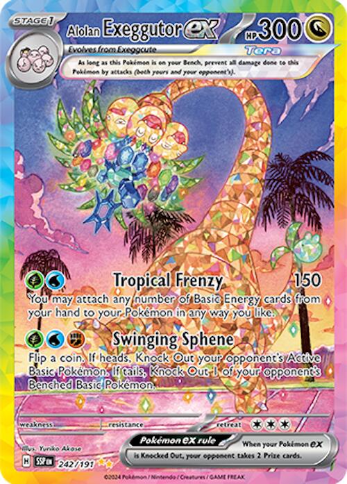 Alolan Exeggutor ex (242/191) [Scarlet & Violet: Surging Sparks] | I Want That Stuff Brandon