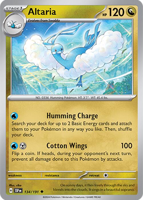 Altaria (134/191) [Scarlet & Violet: Surging Sparks] | I Want That Stuff Brandon