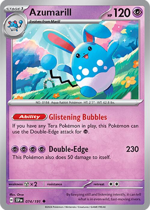 Azumarill (074/191) [Scarlet & Violet: Surging Sparks] | I Want That Stuff Brandon