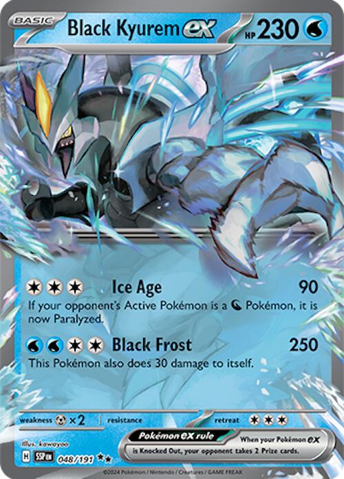 Black Kyurem ex (048/191) [Scarlet & Violet: Surging Sparks] | I Want That Stuff Brandon