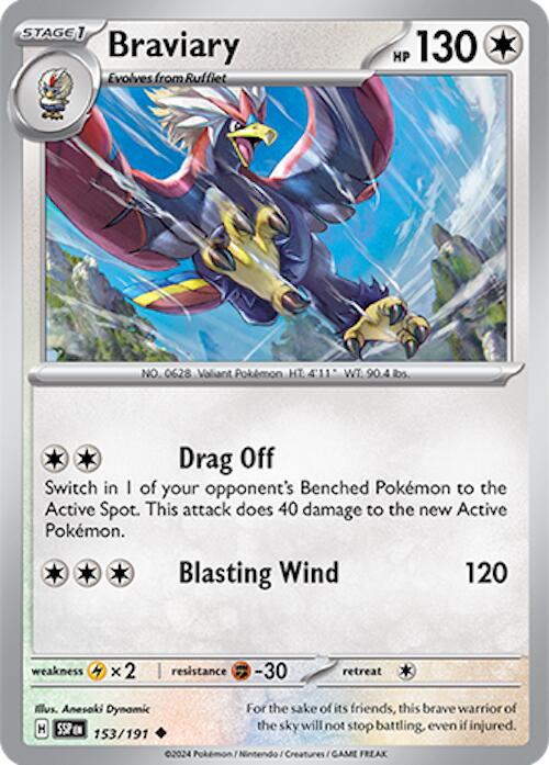 Braviary (153/191) [Scarlet & Violet: Surging Sparks] | I Want That Stuff Brandon