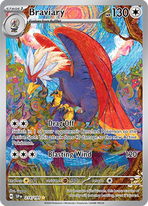 Braviary (214/191) [Scarlet & Violet: Surging Sparks] | I Want That Stuff Brandon