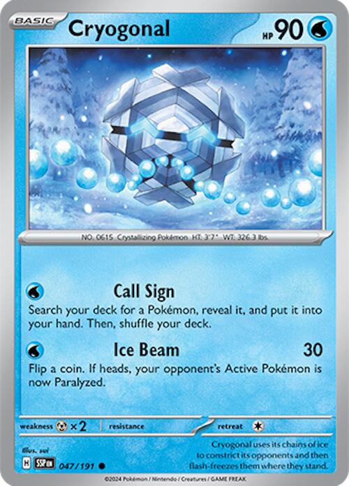 Cryogonal (047/191) [Scarlet & Violet: Surging Sparks] | I Want That Stuff Brandon