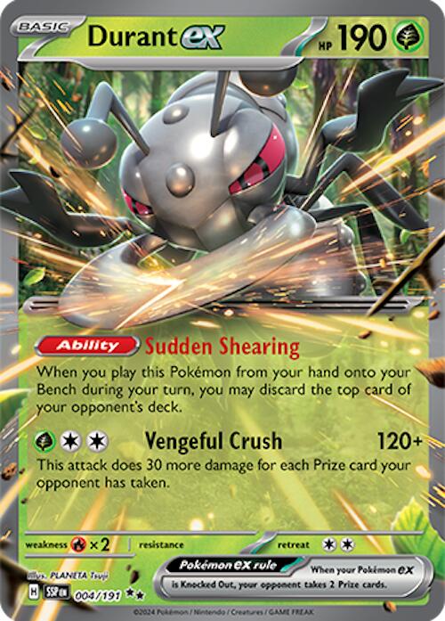 Durant ex (004/191) [Scarlet & Violet: Surging Sparks] | I Want That Stuff Brandon