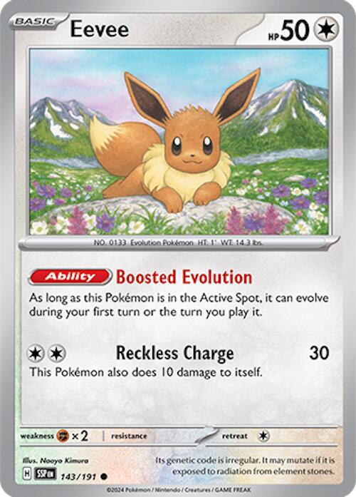 Eevee (143/191) [Scarlet & Violet: Surging Sparks] | I Want That Stuff Brandon