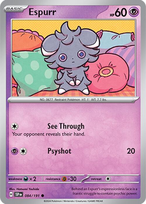 Espurr (084/191) [Scarlet & Violet: Surging Sparks] | I Want That Stuff Brandon