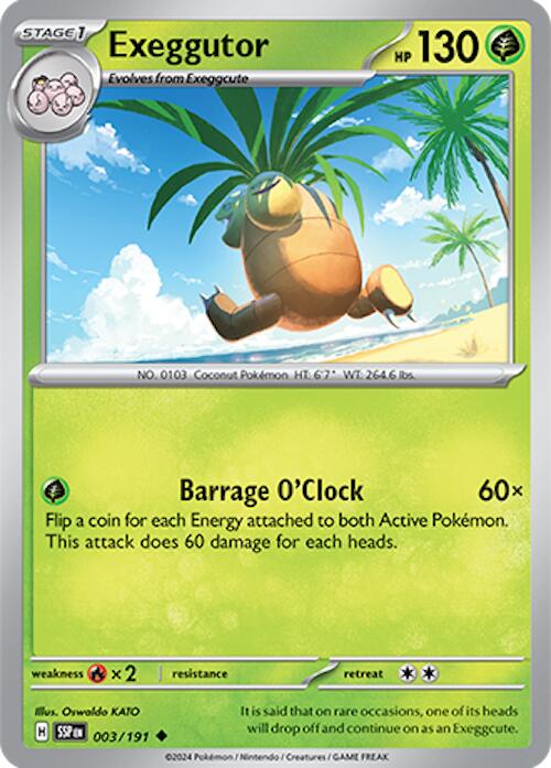 Exeggutor (003/191) [Scarlet & Violet: Surging Sparks] | I Want That Stuff Brandon