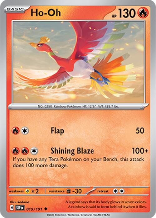 Ho-Oh (019/191) [Scarlet & Violet: Surging Sparks] | I Want That Stuff Brandon