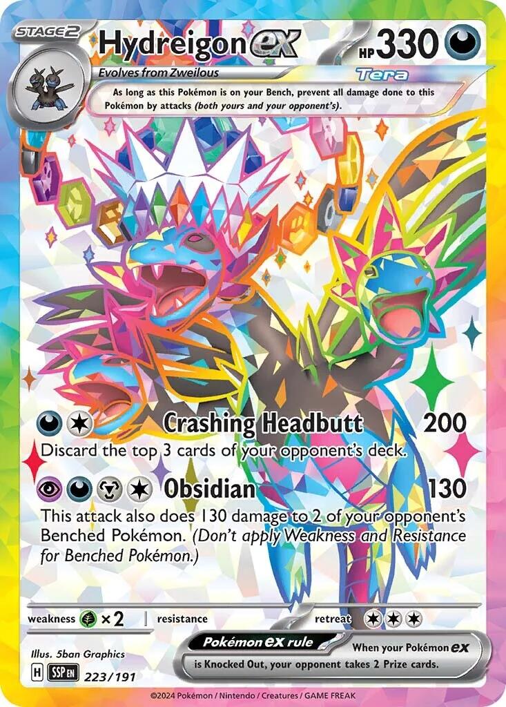 Hydreigon ex (223/191) [Scarlet & Violet: Surging Sparks] | I Want That Stuff Brandon