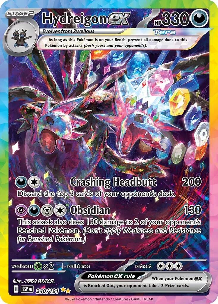 Hydreigon ex (240/191) [Scarlet & Violet: Surging Sparks] | I Want That Stuff Brandon