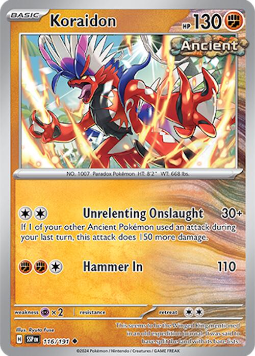 Koraidon (116/191) [Scarlet & Violet: Surging Sparks] | I Want That Stuff Brandon