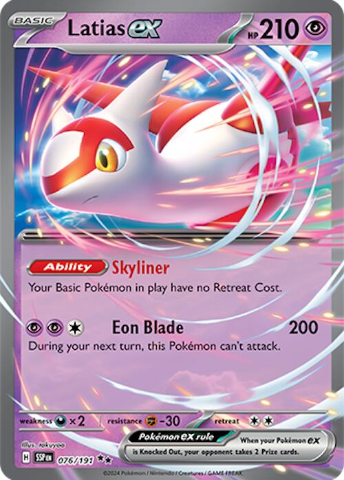 Latias ex (076/191) [Scarlet & Violet: Surging Sparks] | I Want That Stuff Brandon