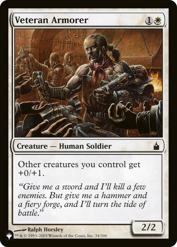 Veteran Armorer [The List Reprints] | I Want That Stuff Brandon