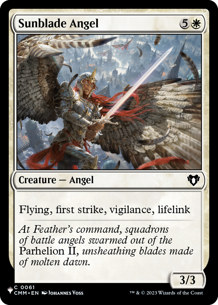 Sunblade Angel [The List Reprints] | I Want That Stuff Brandon