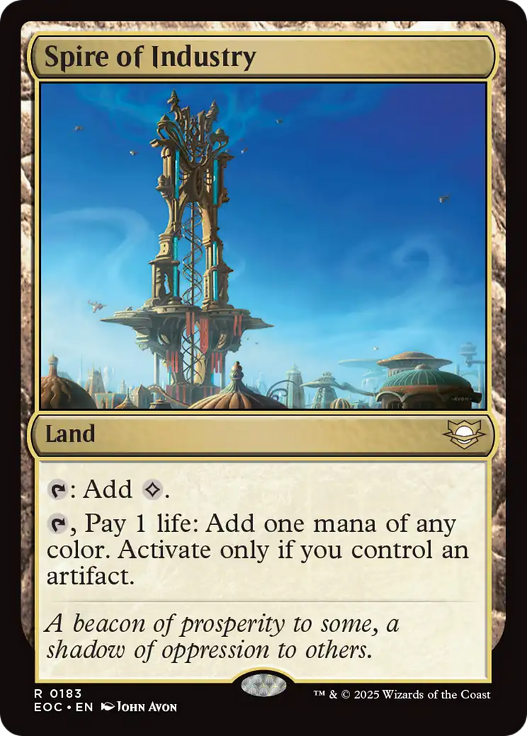Spire of Industry [Edge of Eternities Commander] | I Want That Stuff Brandon