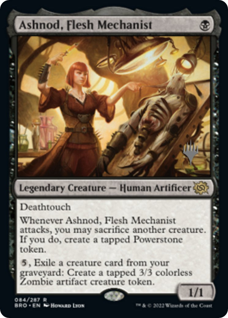 Ashnod, Flesh Mechanist (Promo Pack) [The Brothers' War Promos] | I Want That Stuff Brandon