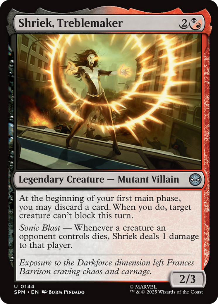 Shriek, Treblemaker [Marvel's Spider-Man] | I Want That Stuff Brandon