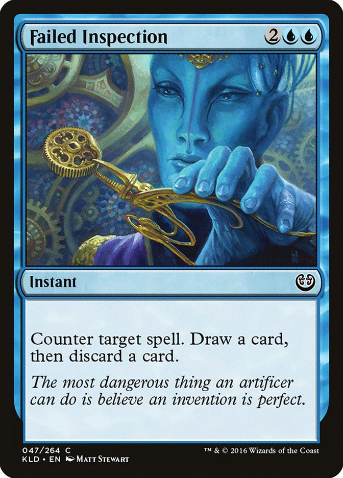 Failed Inspection [Kaladesh] | I Want That Stuff Brandon