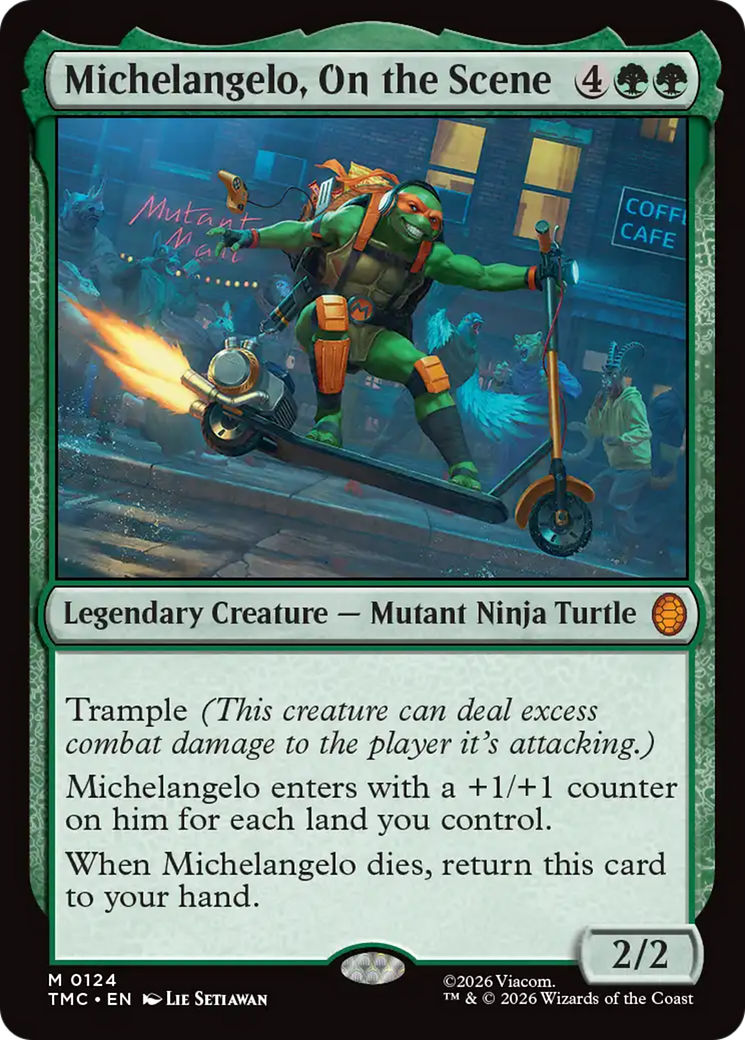 Michelangelo, On the Scene [Teenage Mutant Ninja Turtles Commander] | I Want That Stuff Brandon