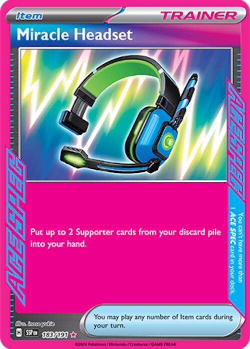 Miracle Headset (183/191) [Scarlet & Violet: Surging Sparks] | I Want That Stuff Brandon