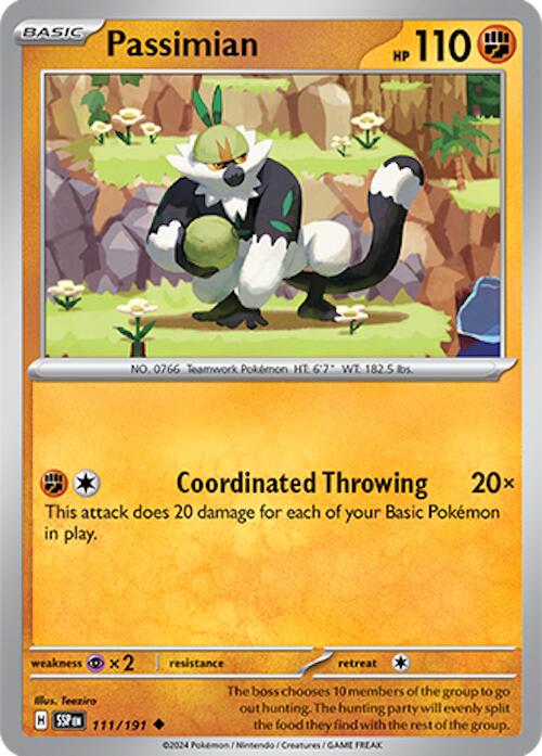 Passimian (111/191) [Scarlet & Violet: Surging Sparks] | I Want That Stuff Brandon