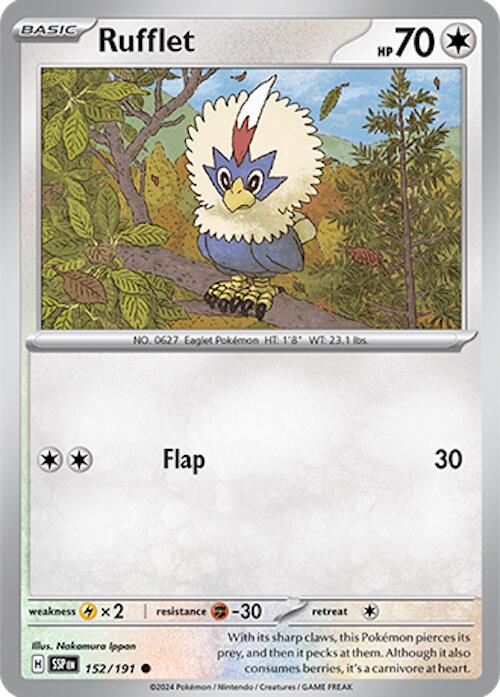 Rufflet (152/191) [Scarlet & Violet: Surging Sparks] | I Want That Stuff Brandon