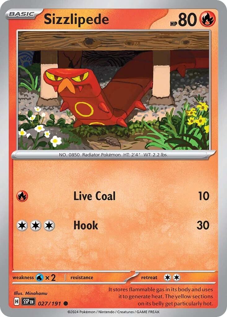 Sizzlipede (027/191) [Scarlet & Violet: Surging Sparks] | I Want That Stuff Brandon