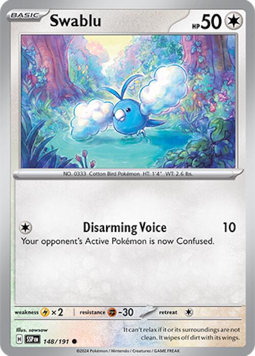 Swablu (148/191) [Scarlet & Violet: Surging Sparks] | I Want That Stuff Brandon