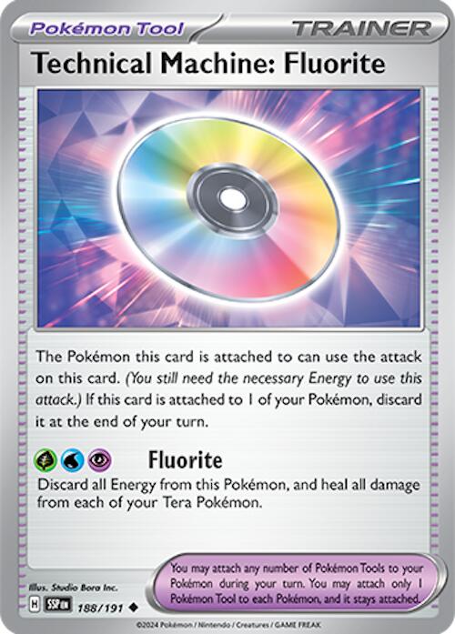 Technical Machine: Fluorite (188/191) [Scarlet & Violet: Surging Sparks] | I Want That Stuff Brandon