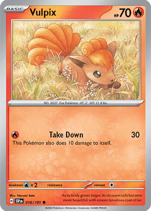 Vulpix (016/191) [Scarlet & Violet: Surging Sparks] | I Want That Stuff Brandon