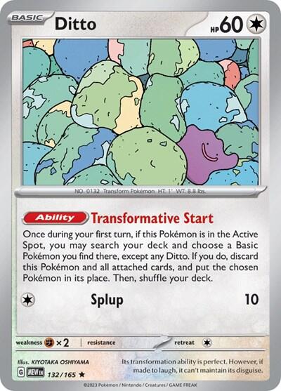 Ditto (132/165) (Non-Holo) [Scarlet & Violet 151] | I Want That Stuff Brandon