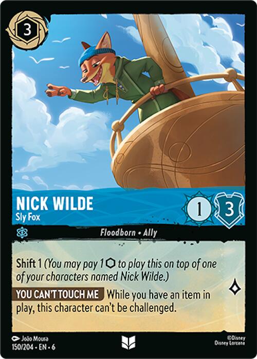 Nick Wilde - Sly Fox (150/204) [Azurite Sea] | I Want That Stuff Brandon