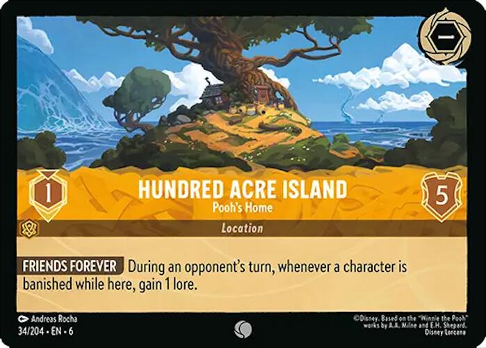 Hundred Acre Island - Pooh's Home (34/204) [Azurite Sea] | I Want That Stuff Brandon