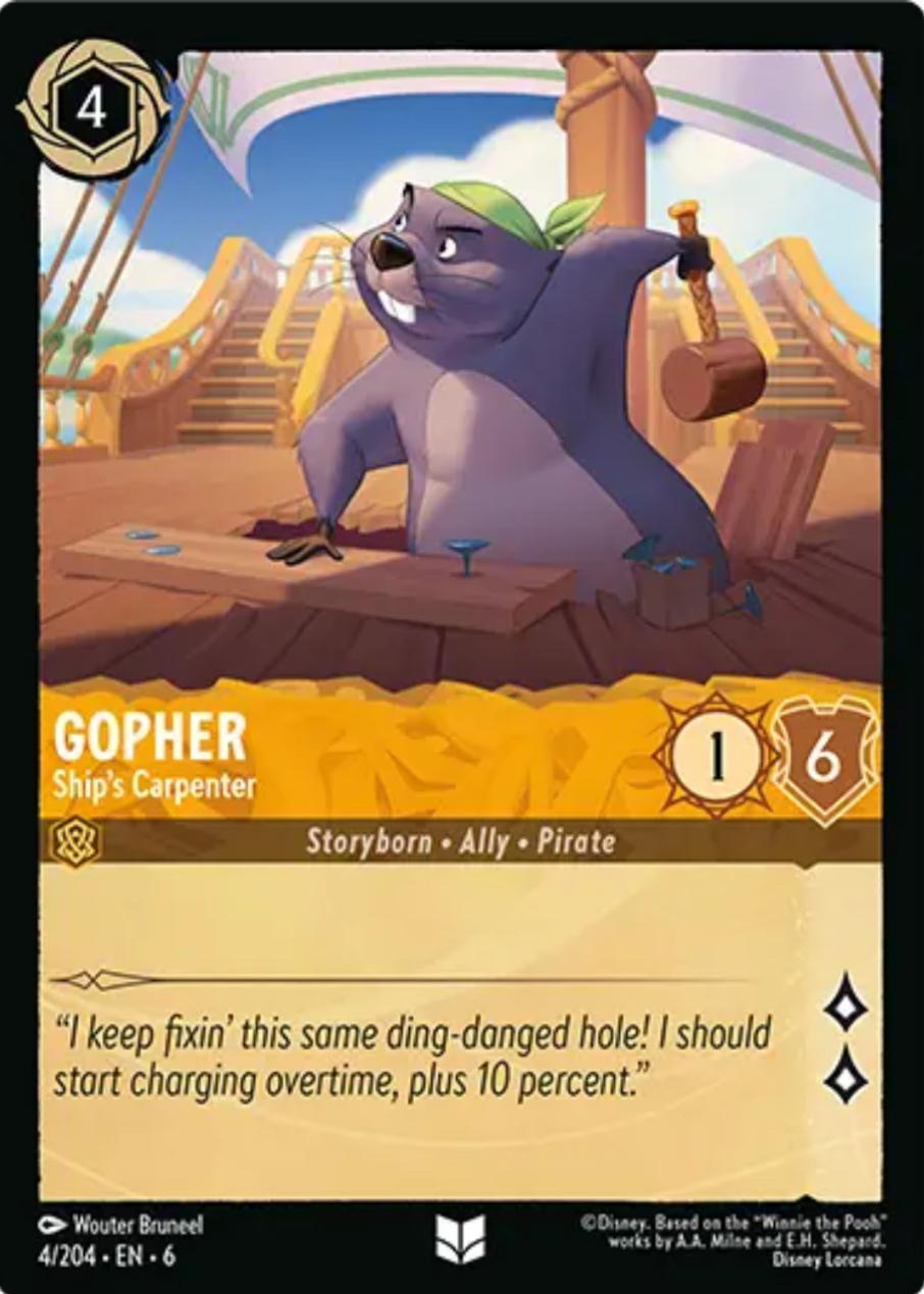 Gopher - Ship's Carpenter (4/204) [Azurite Sea] | I Want That Stuff Brandon