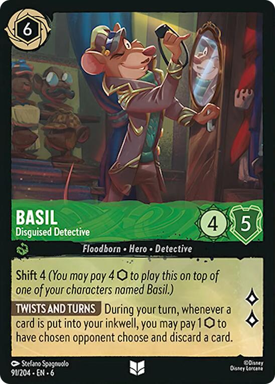 Basil - Disguised Detective (91/204) [Azurite Sea] | I Want That Stuff Brandon