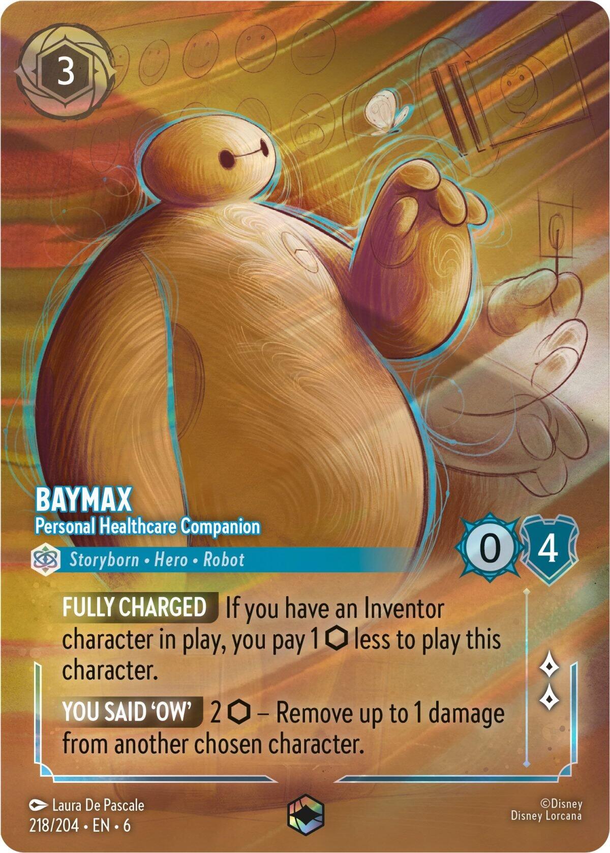 Baymax - Personal Healthcare Companion (Enchanted) (218/204) [Azurite Sea] | I Want That Stuff Brandon