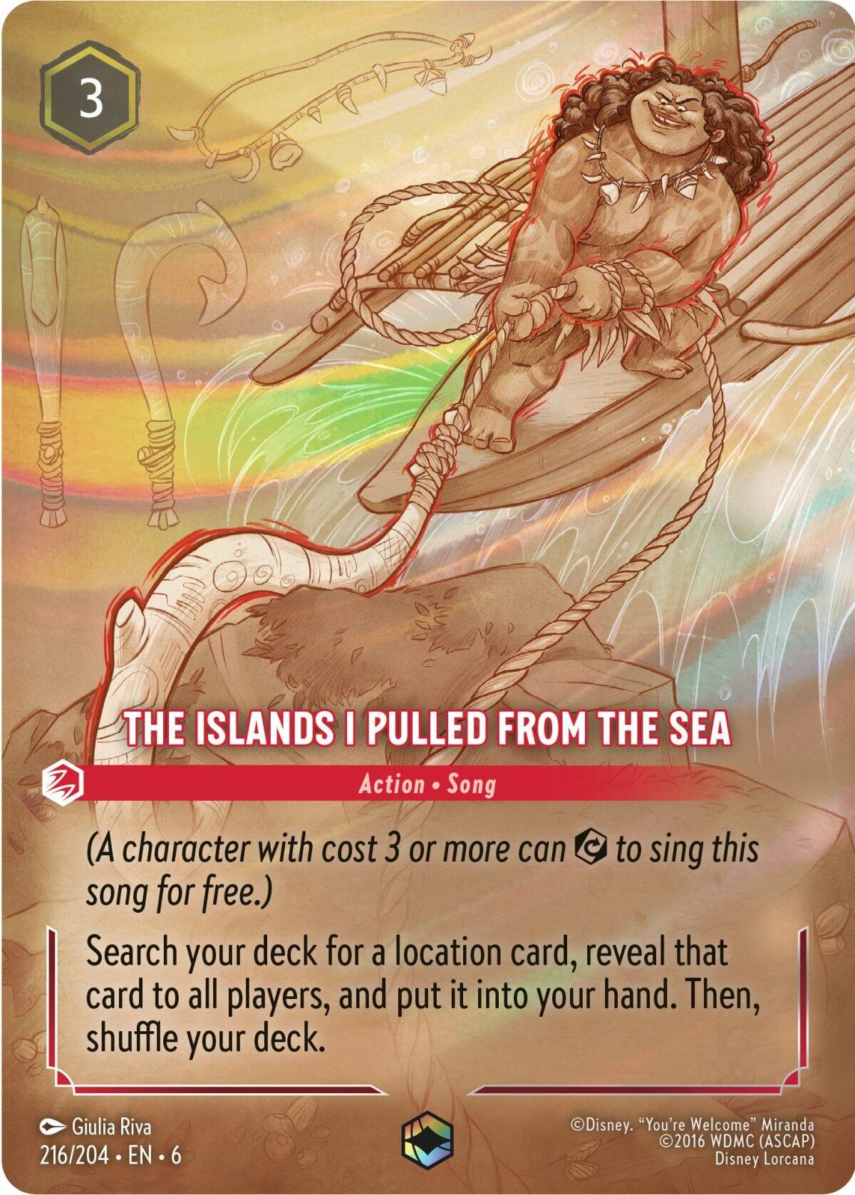 The Islands I Pulled From The Sea (Enchanted) (216/204) [Azurite Sea] | I Want That Stuff Brandon