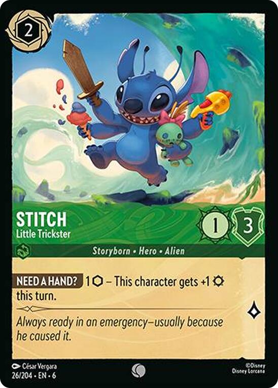 Stitch - Little Trickster (26/204) [Azurite Sea] | I Want That Stuff Brandon