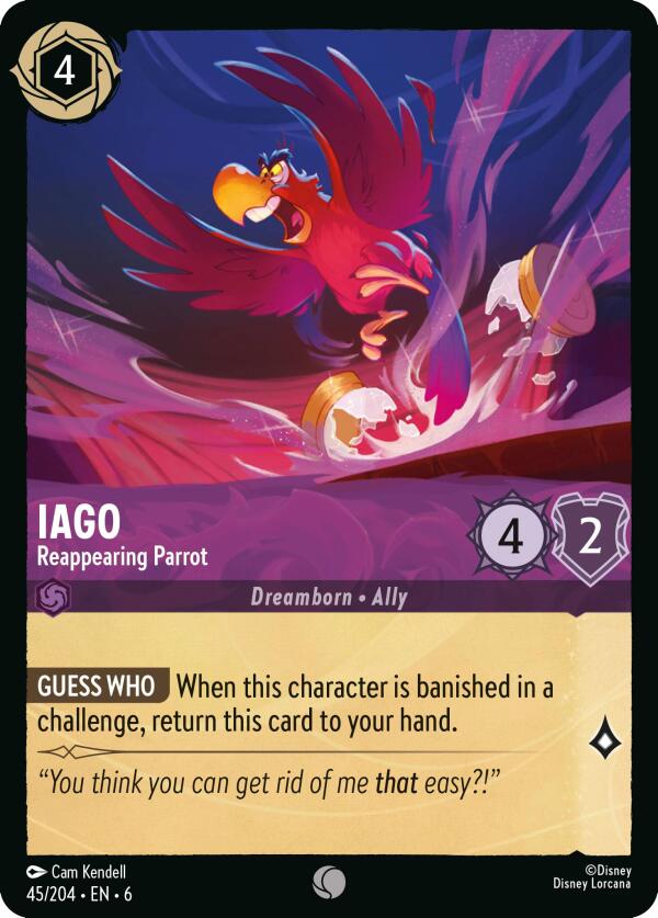 Iago - Reappearing Parrot (45/204) [Azurite Sea] | I Want That Stuff Brandon
