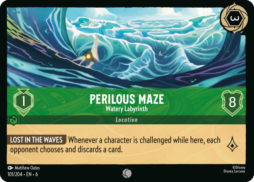 Perilous Maze - Watery Labyrinth (101/204) [Azurite Sea] | I Want That Stuff Brandon