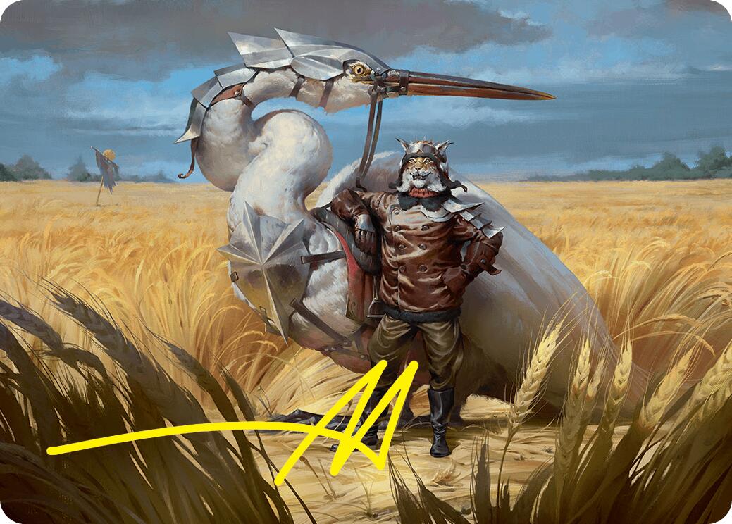 Skyknight Squire Art Card (4/54) (Gold-Stamped Signature) [Foundations Art Series] | I Want That Stuff Brandon
