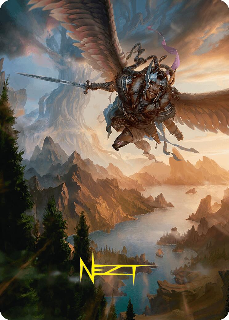 Youthful Valkyrie Art Card (28/54) (Gold-Stamped Signature) [Foundations Art Series] | I Want That Stuff Brandon