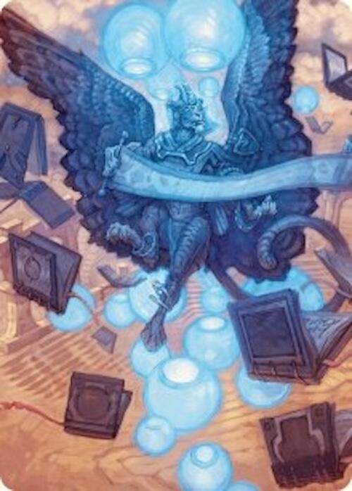 Sphinx of Forgotten Lore Art Card (33/54) [Foundations Art Series] | I Want That Stuff Brandon