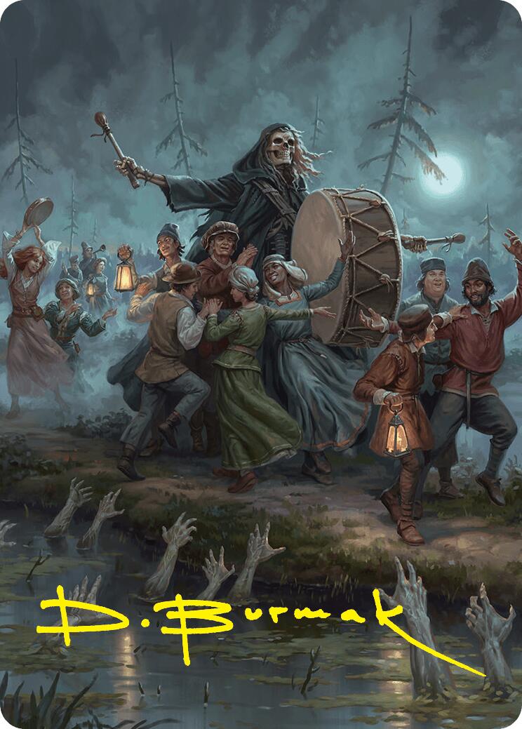 Blasphemous Edict Art Card (35/54) (Gold-Stamped Signature) [Foundations Art Series] | I Want That Stuff Brandon