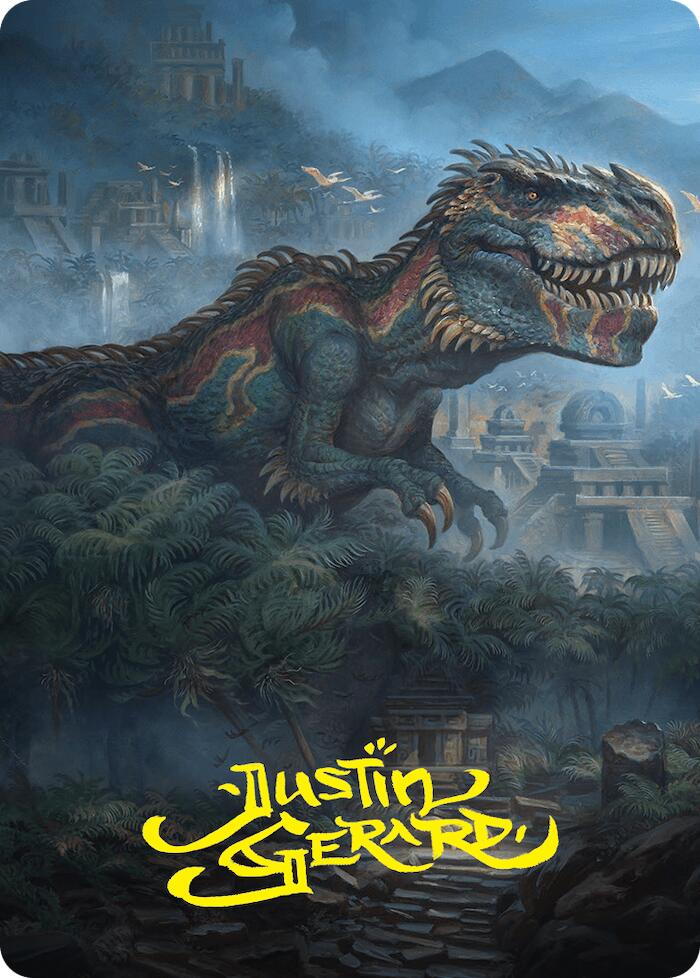 Ghalta, Primal Hunger Art Card (41/54) (Gold-Stamped Signature) [Foundations Art Series] | I Want That Stuff Brandon